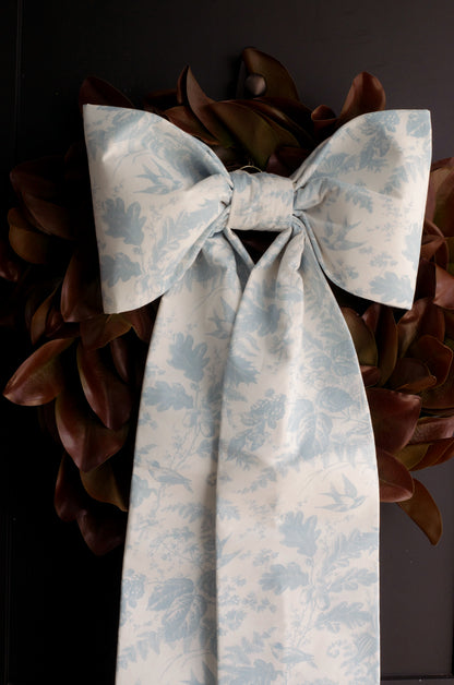 Autumn Toile Luxe Bow