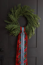 Yuletide Wreath Sash Ribbon Set