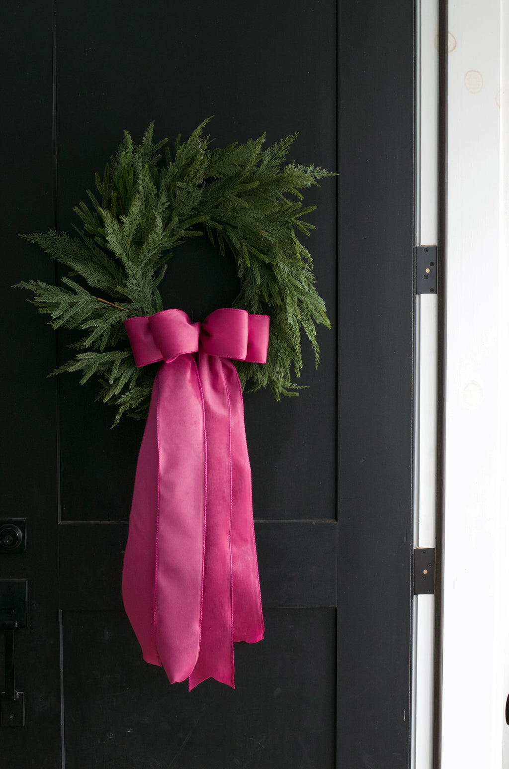 Pink Velvet XL Bow