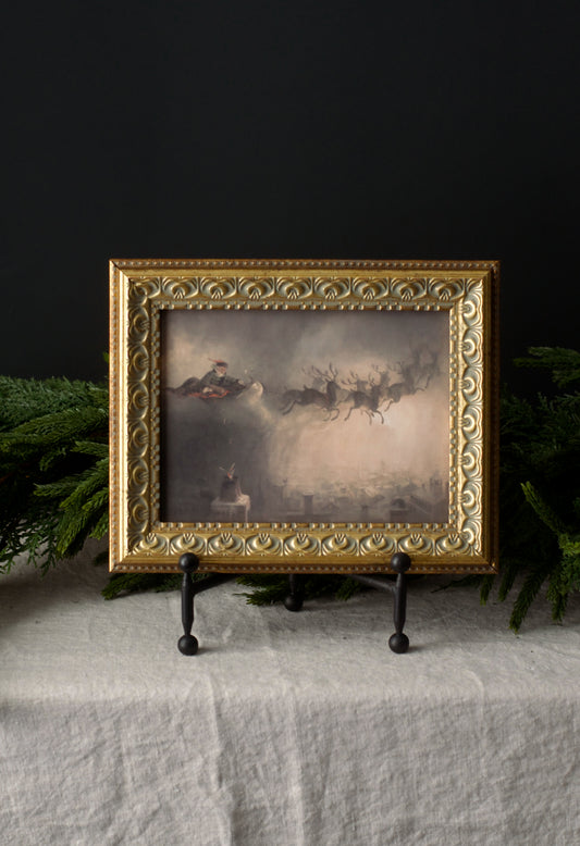 Christmas Night Vintage Art - 10" x 8"