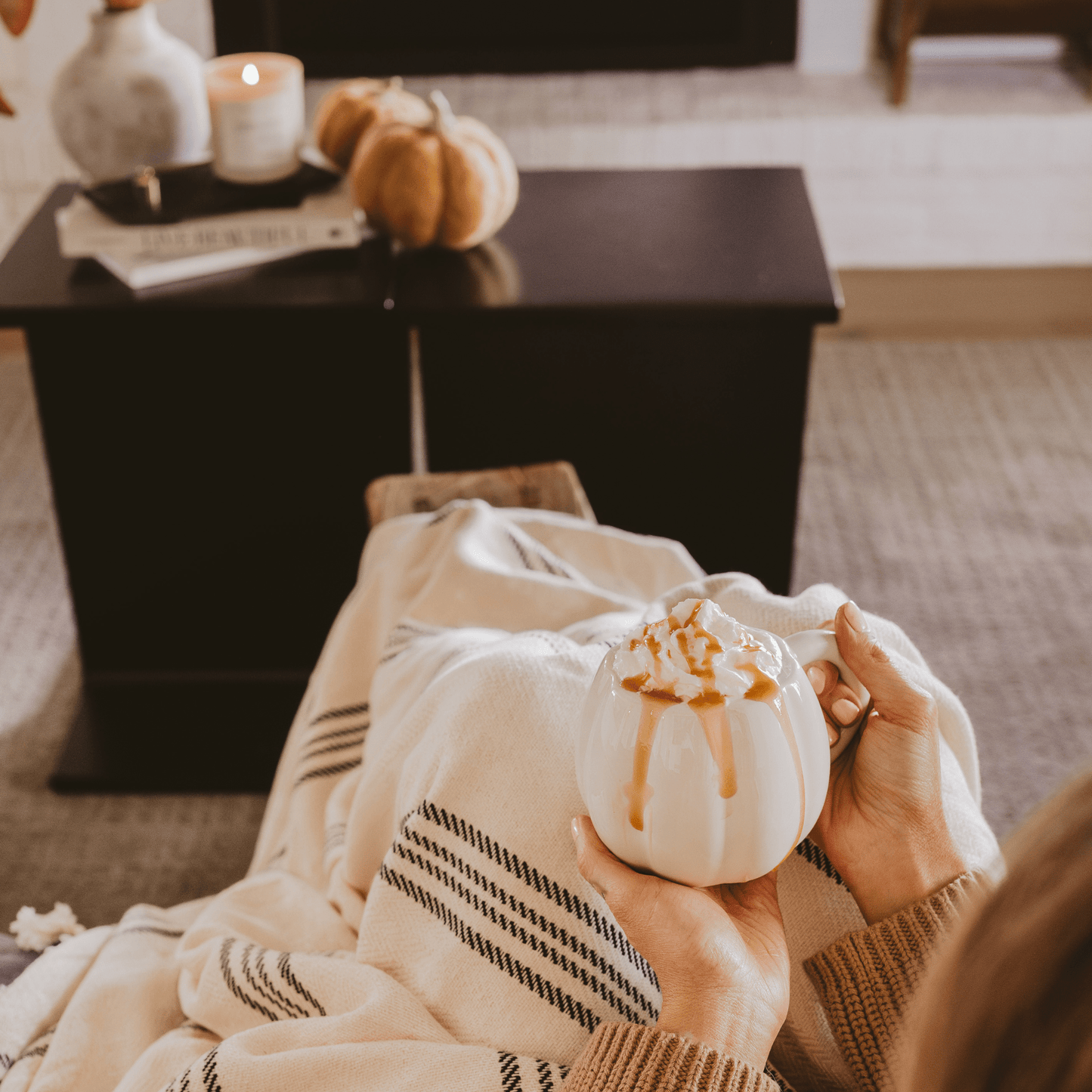 Cream Pumpkin Mug