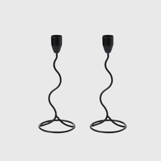 Curvy Candlestick Pair