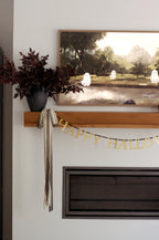 Gold Metal Happy Halloween Garland