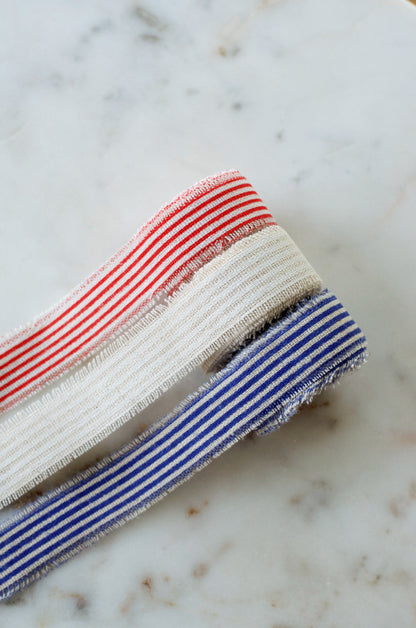 Americana Stripe Ribbon Trio - 1"
