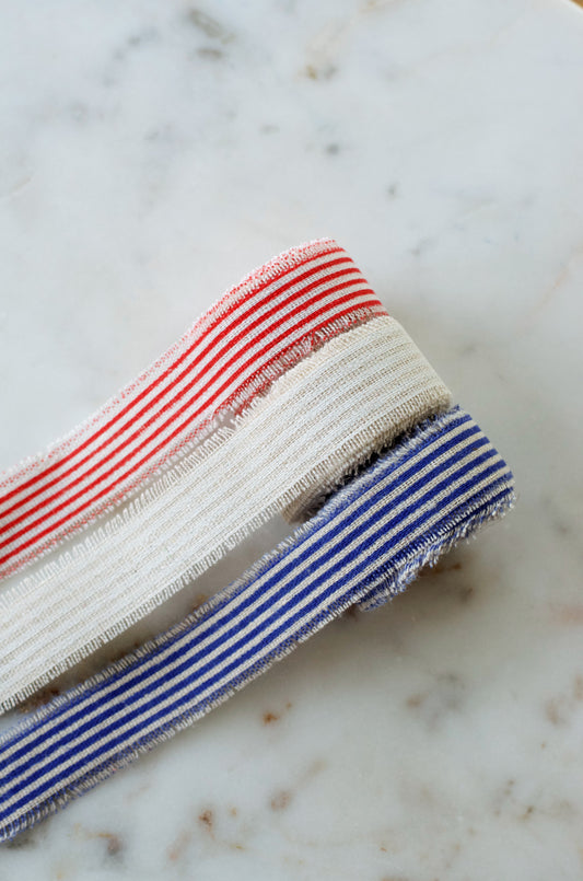 Americana Stripe Ribbon Trio - 1"