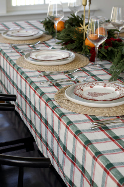 Noel Plaid Tablecloth