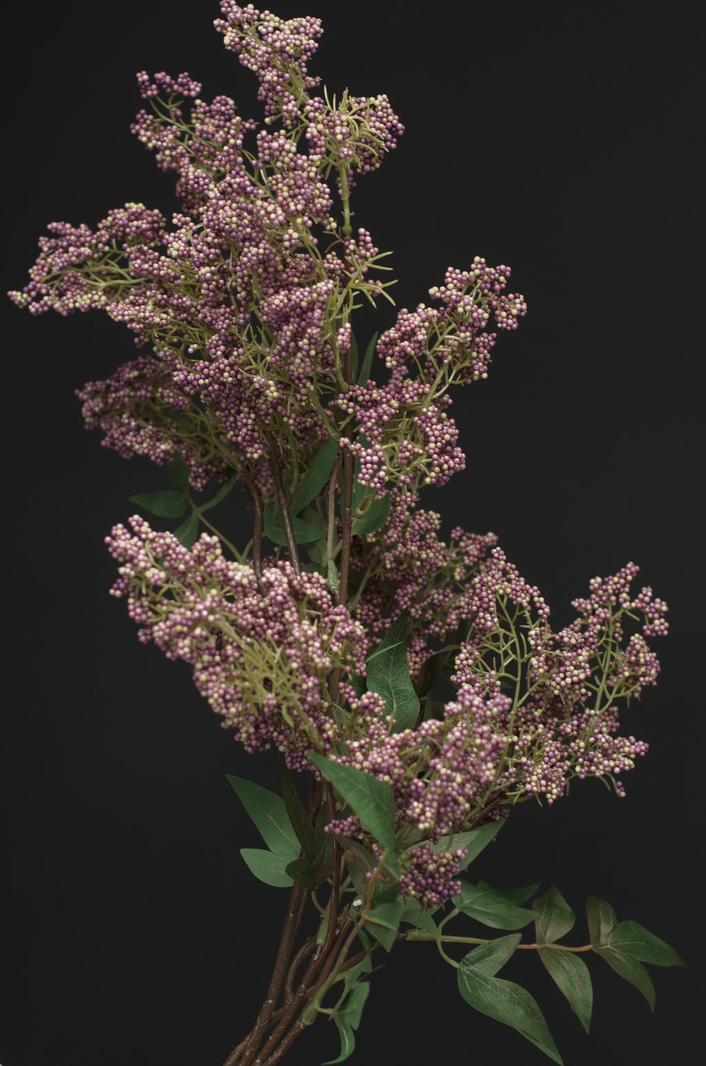 42" Dusty Plum Berry Stems (Set of 3)