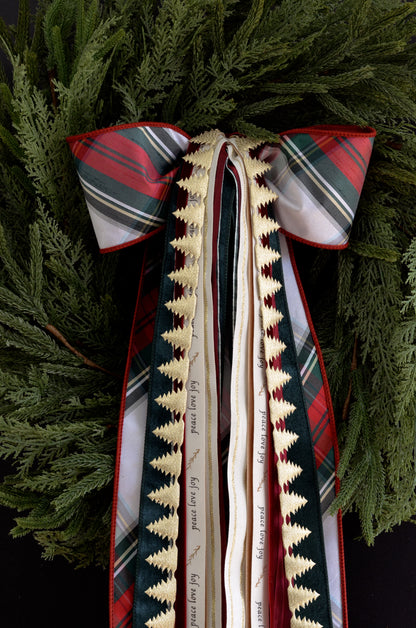 Tartan Evergreen Bow