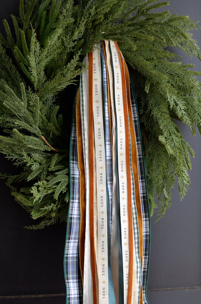 Gilded Pine Luxe Wreath Ribbons