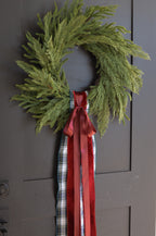 Winterberry Wreath Sash Ribbon Set