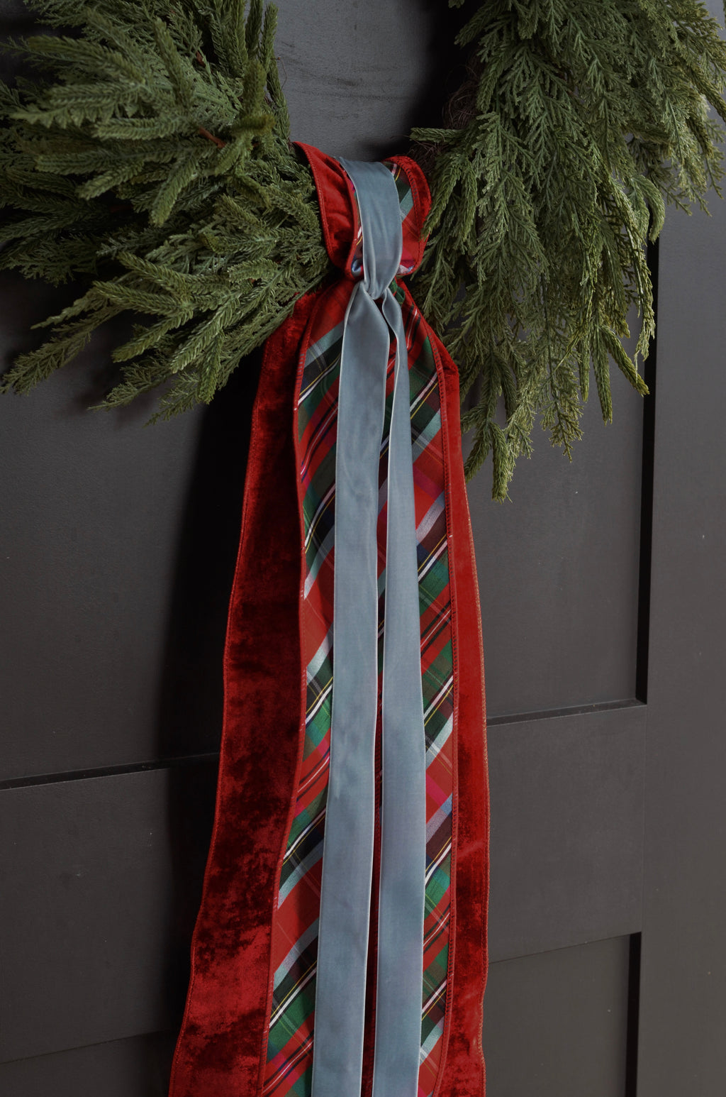 Yuletide Wreath Sash Ribbon Set