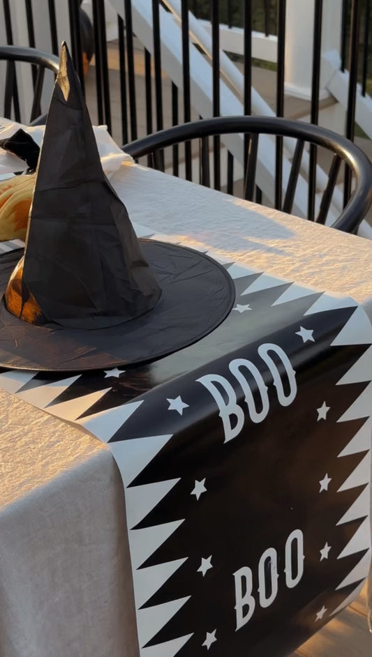 Boo Paper Table Runner