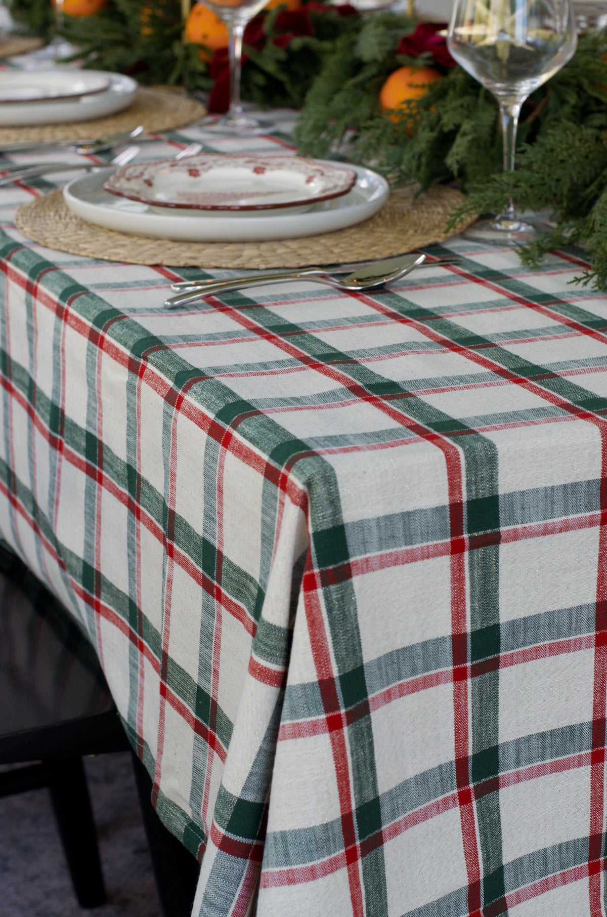 Noel Plaid Tablecloth