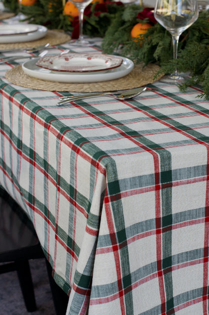 Noel Plaid Tablecloth