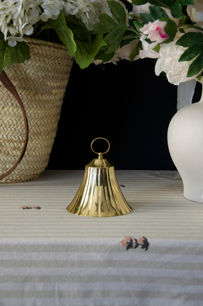 Heirloom Scalloped Brass Bell