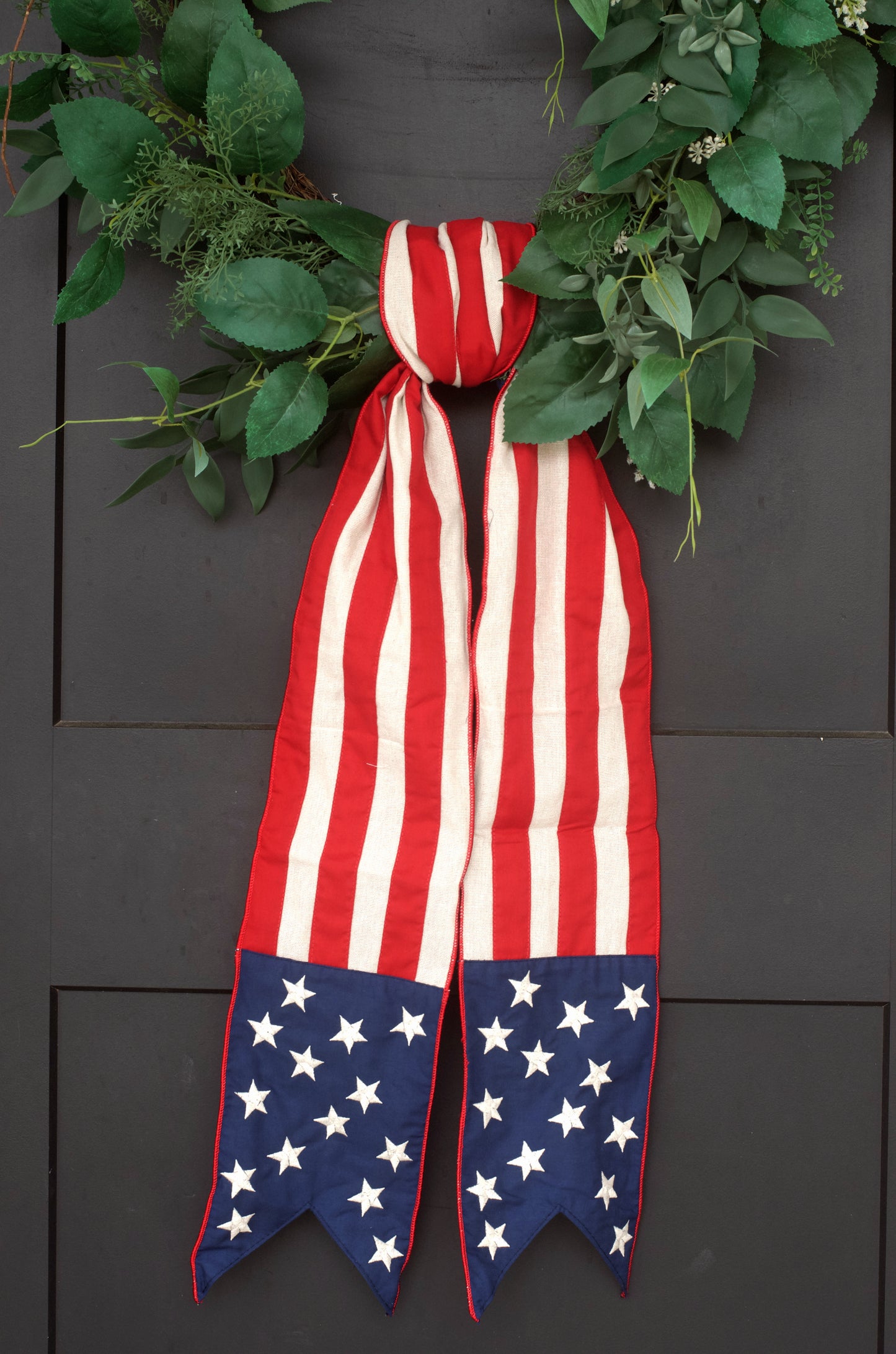 Stars & Stripes Patriotic Wreath Sash