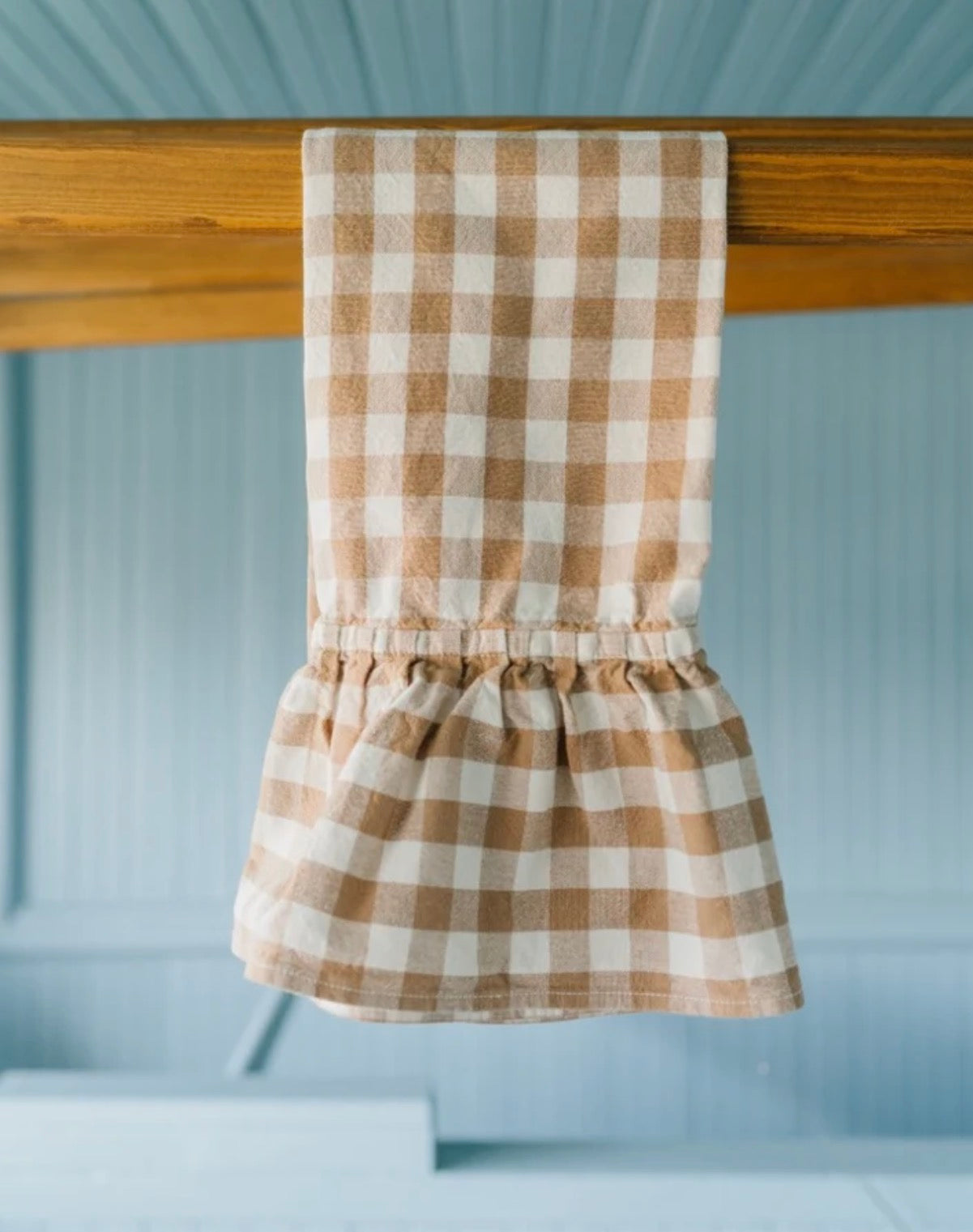 Chestnut Gingham Dish Towel