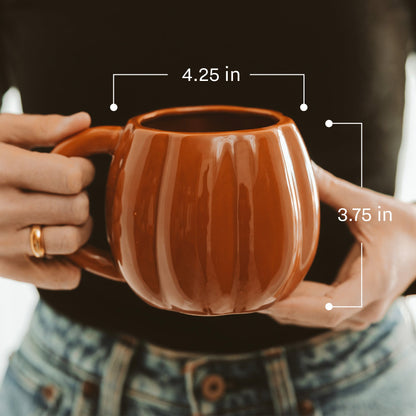 Cream Pumpkin Mug