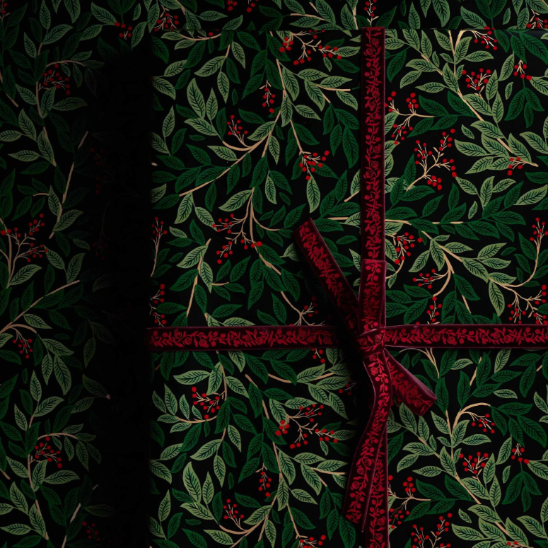 Winterberry Wrapping Paper Roll