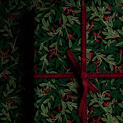 Winterberry Wrapping Paper Roll