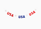 USA Felt Garland