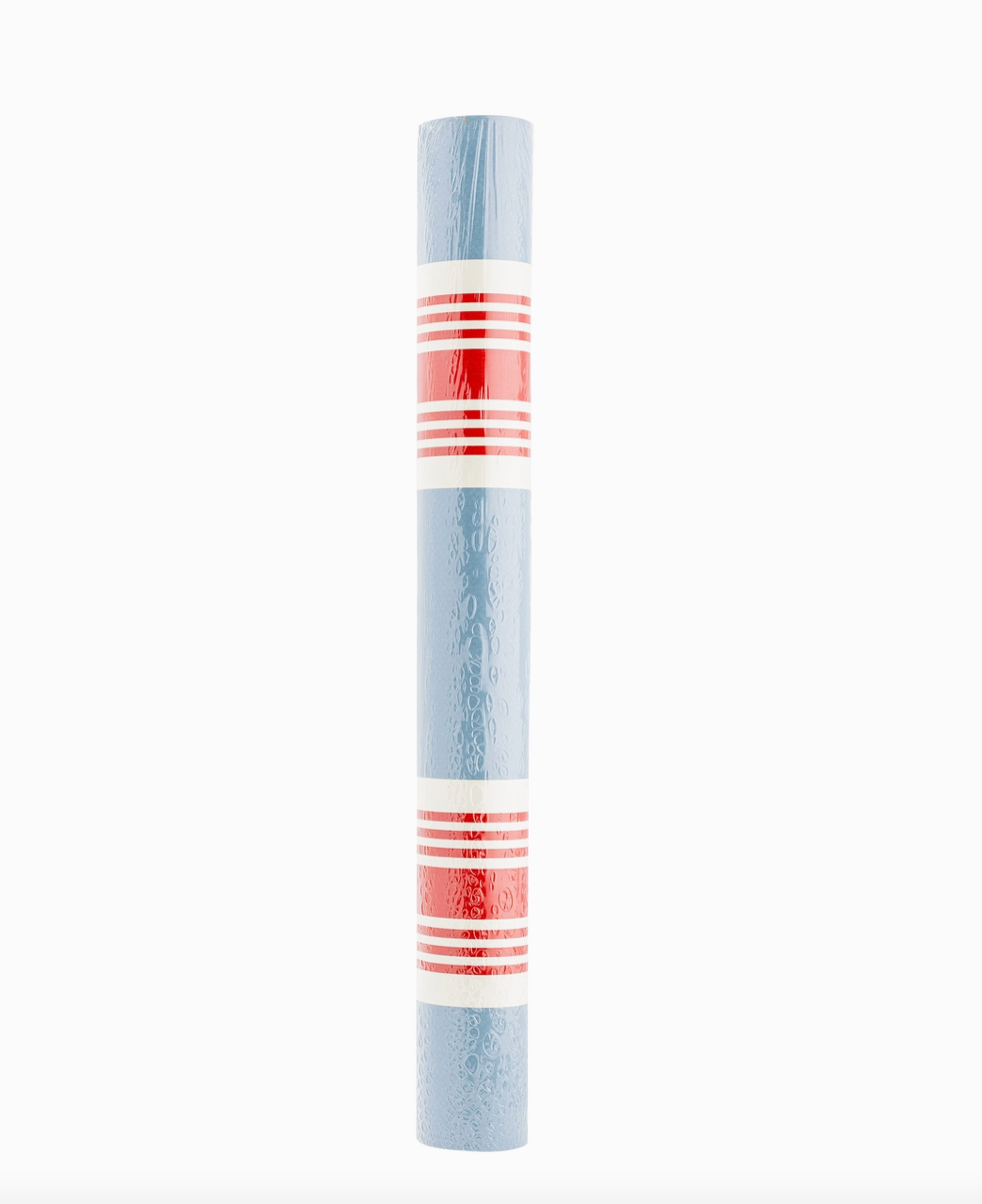Blue and Red Stripe Paper Table Runner