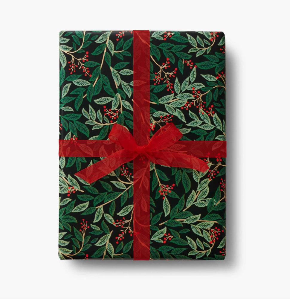 Winterberry Wrapping Paper Roll