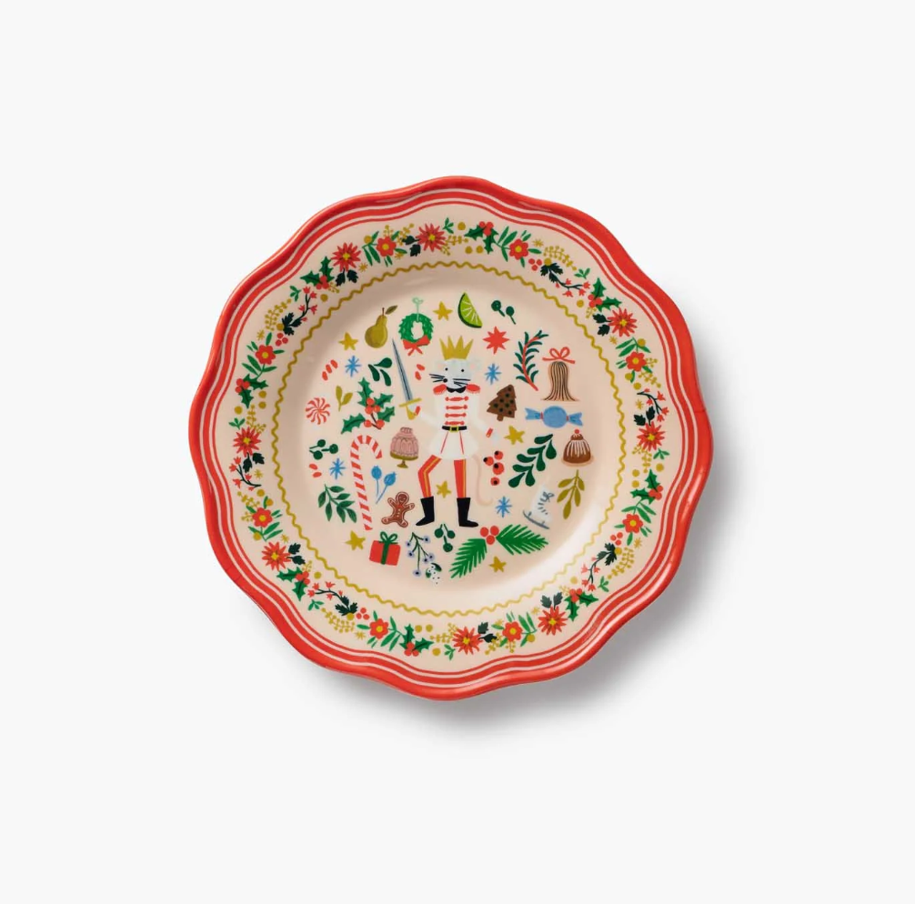 Nutcracker Melamine Dessert Plates (Set of 4)