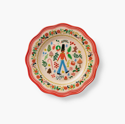 Nutcracker Melamine Dessert Plates (Set of 4)