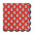 Americana Floral Paper Cocktail Napkin (24 Pack)