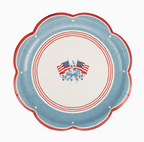 8" Americana Flag Paper Plate (8 pack)