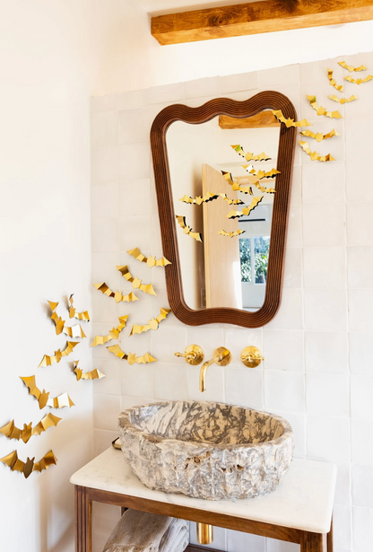 Gold Paper Wall Bats (50 Pack)