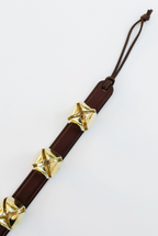 Brown Leather Sleigh Bells