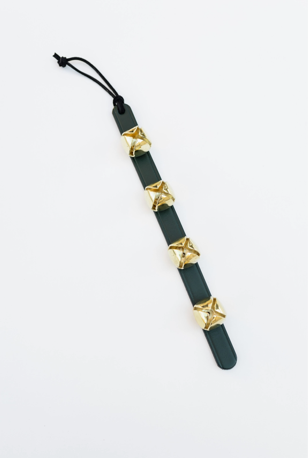 Evergreen Leather Sleigh Bells