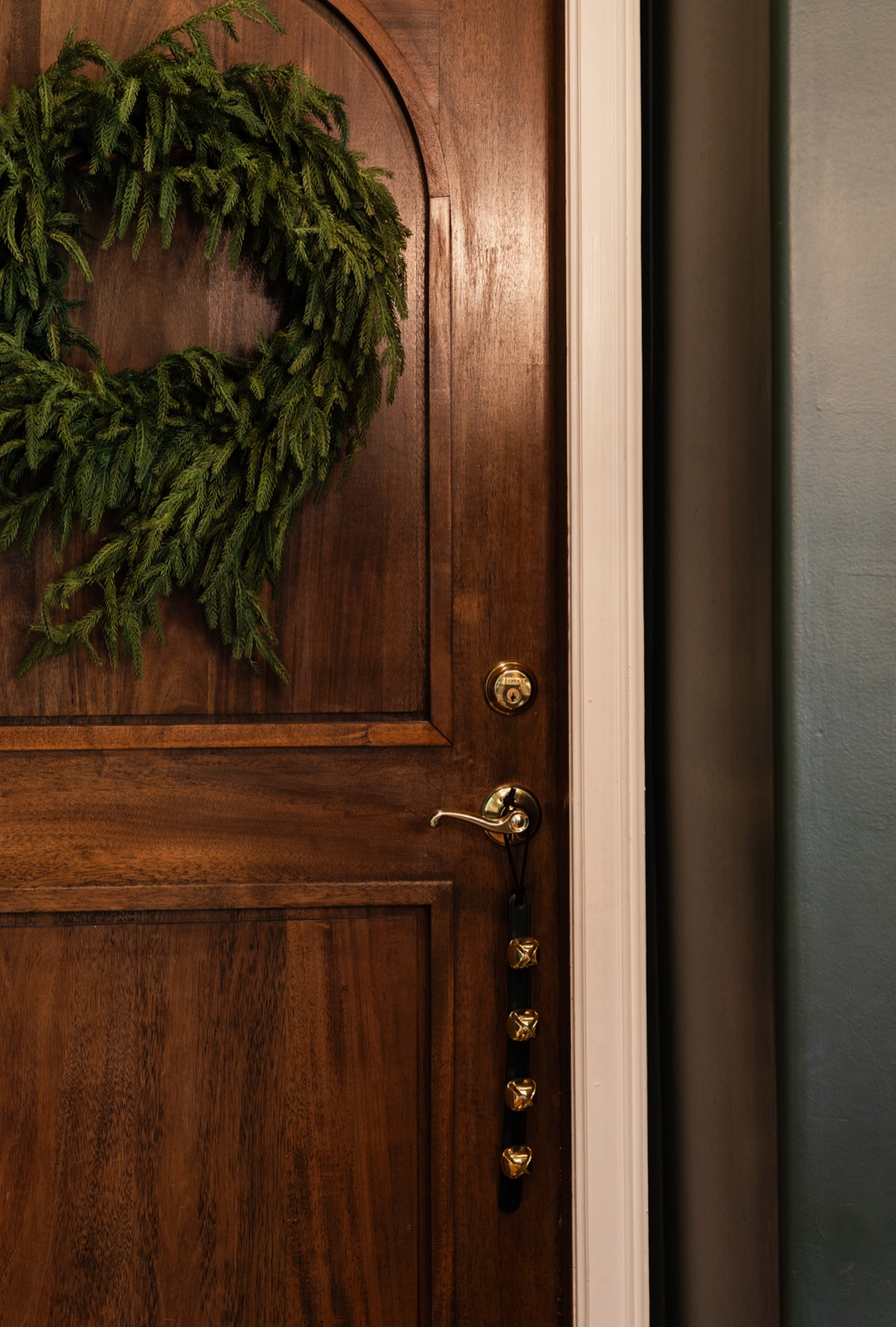 Brown Leather Sleigh Bells