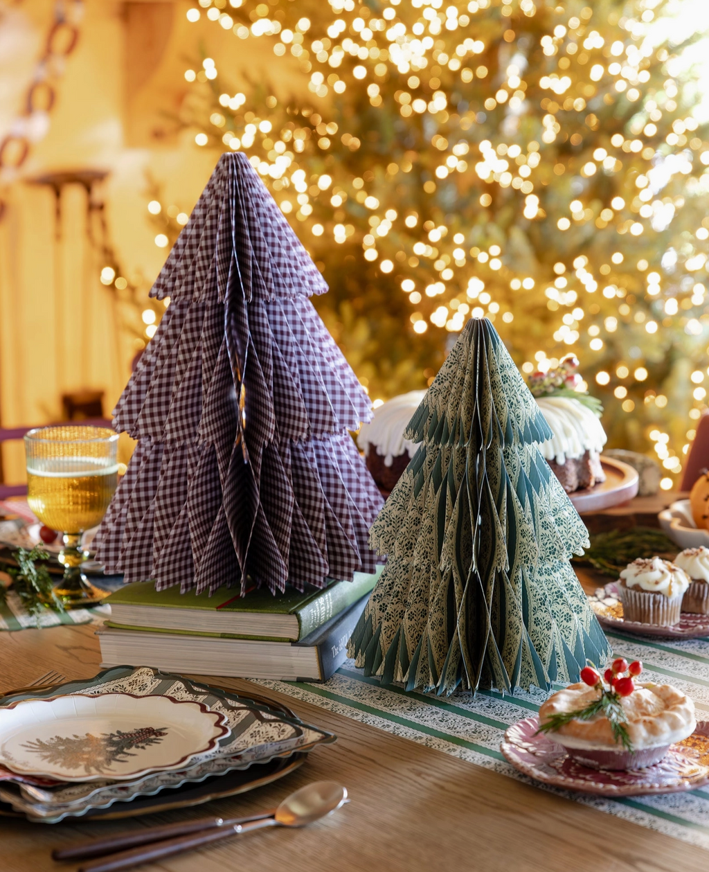 Yuletide Paper Tree Set