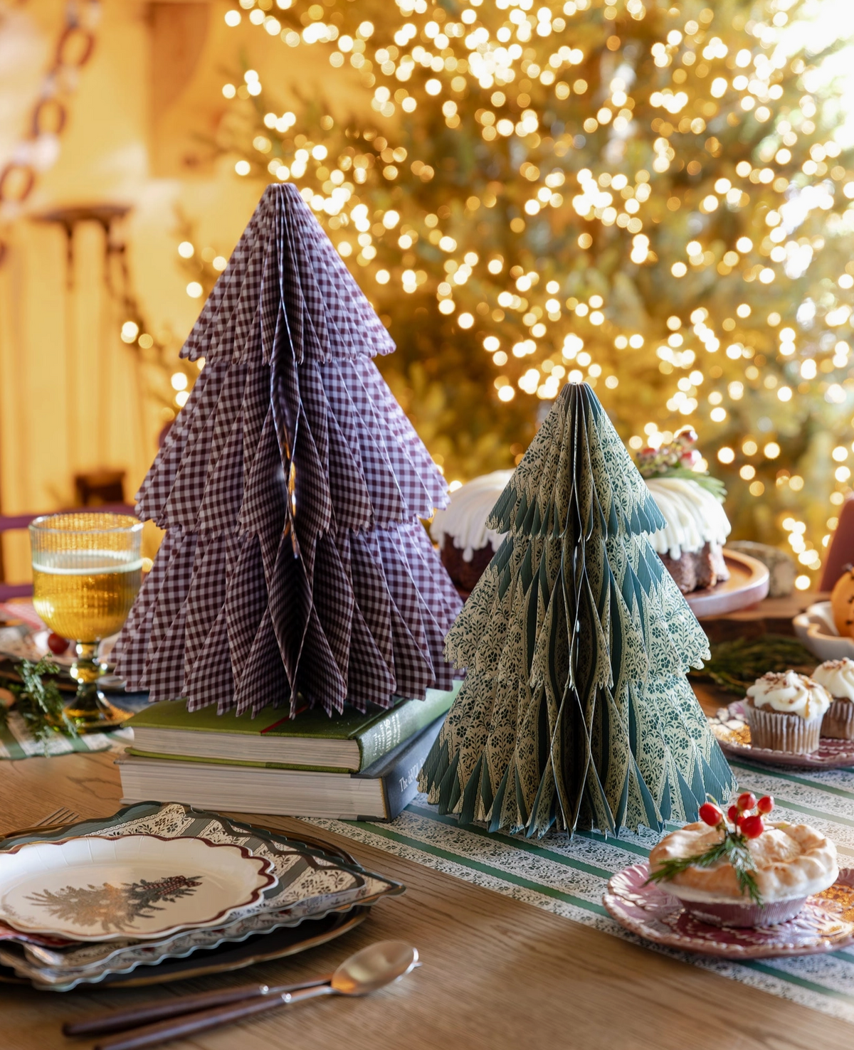 Yuletide Paper Tree Set