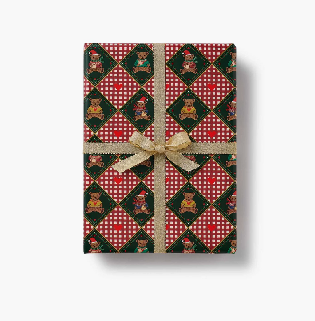 Beary Christmas Wrapping Paper Roll
