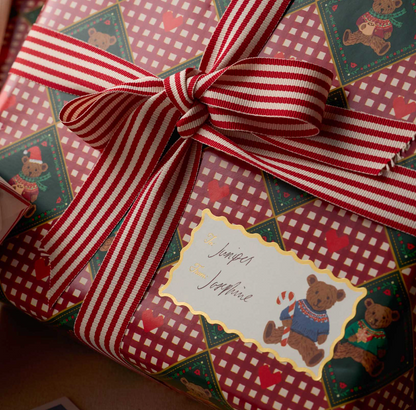 Beary Christmas Wrapping Paper Roll