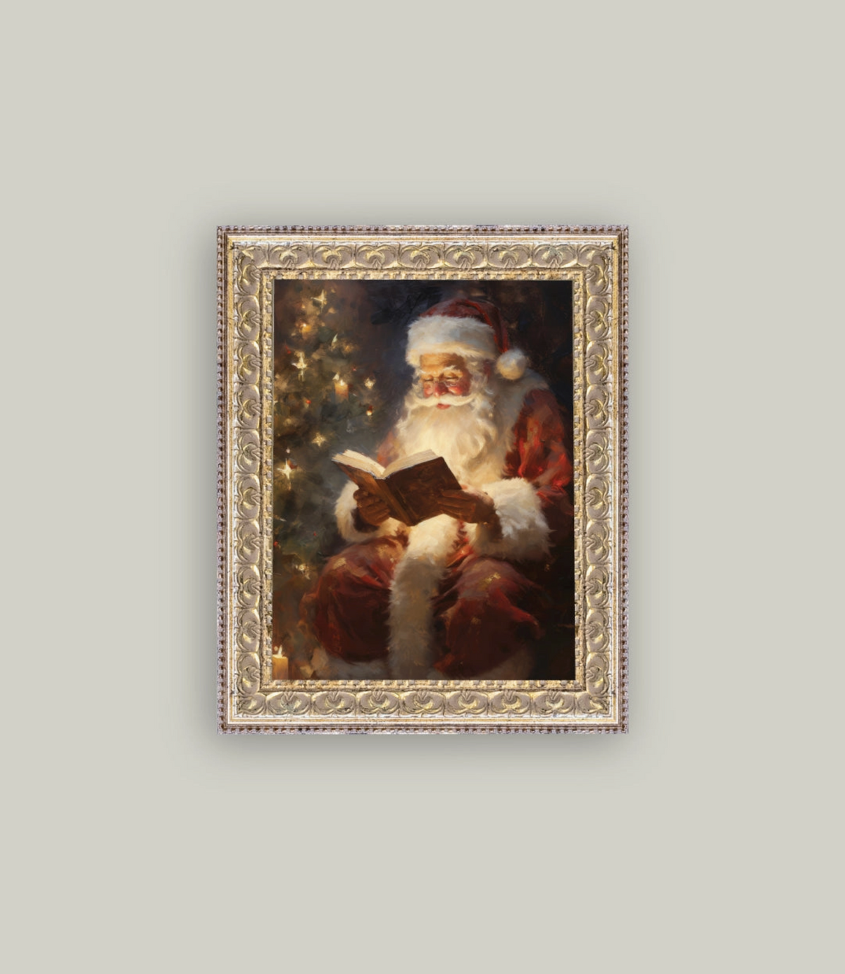 Classic Santa Vintage Art - 8" x 10"