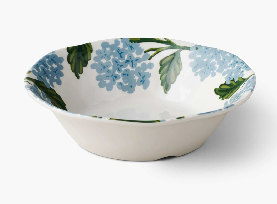 Hydrangea Melamine Bowls (Set of 4)