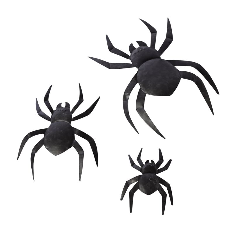 Widow Wall Spiders (Set of 3)